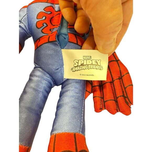 Marvel Spidey Amazing Friends 2022 Spiderman 11.75” Talking Soft Stuffed Toy - Picture 7 of 7